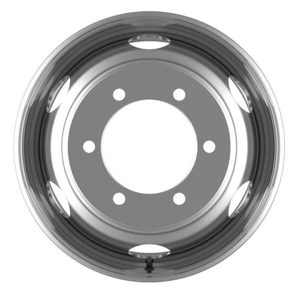 Accuride Stahlfelge 6.00x17.5 Zoll 6/205/161 ET120 31459997 Silber RAL9006 einteilig – Bild 2