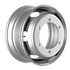 Accuride Stahlfelge 6.75x17.5 Zoll 6/245/202 ET133.5 31460005 Silber RAL9006 einteilig