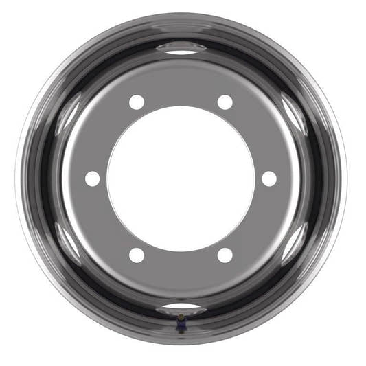 Accuride Stahlfelge 6.75x17.5 Zoll 6/245/202 ET133.5 31460005 Silber RAL9006 einteilig – Bild 2