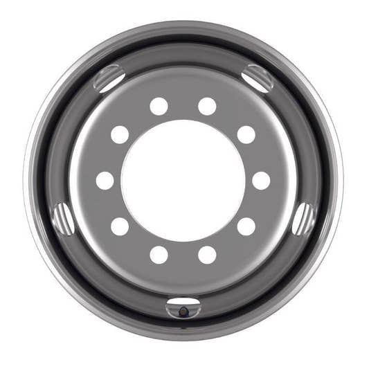 Accuride Stahlfelge 6.75x17.5 Zoll 10/225/176 ET129.5 31460000 Silber RAL9006 einteilig – Bild 2