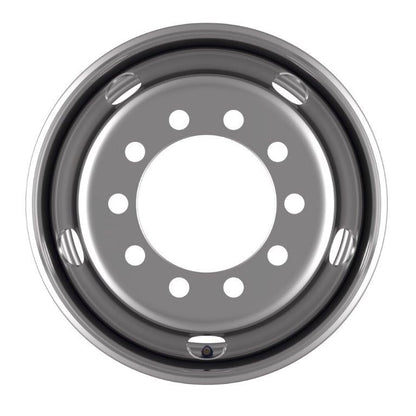 Accuride Stahlfelge 6.75x17.5 Zoll 10/225/176 ET129.5 31460000 Silber RAL9006 einteilig – Bild 2