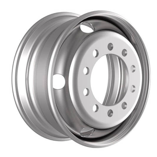 Accuride Stahlfelge 6.75x17.5 Zoll 10/225/176 ET129.5 31460011 Silber RAL9006 einteilig