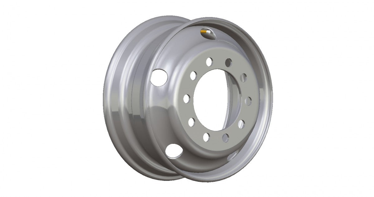 Accuride Stahlfelge 6.00x17.5 Zoll 10/225/176 ET122.5 31459993 Silber RAL9006 einteilig