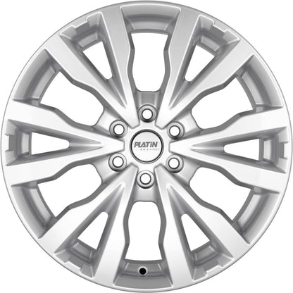Platin P86 silver Alufelge – Bild 2