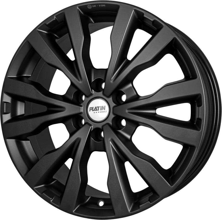 Platin P86 matt black Alufelge