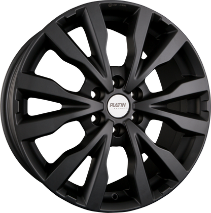 Platin P86 matt black Alufelge 6.5x16 Zoll ET54 LK 6x130 ML84.1 – Bild 4