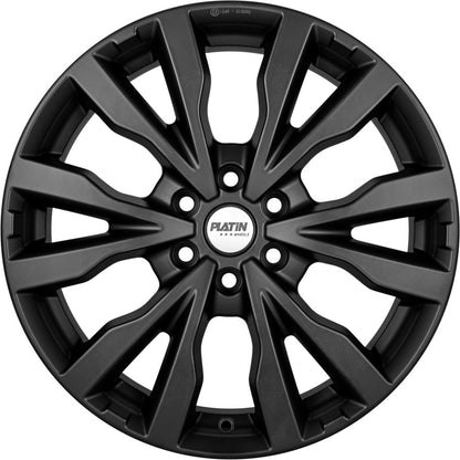 Platin P86 matt black Alufelge – Bild 2