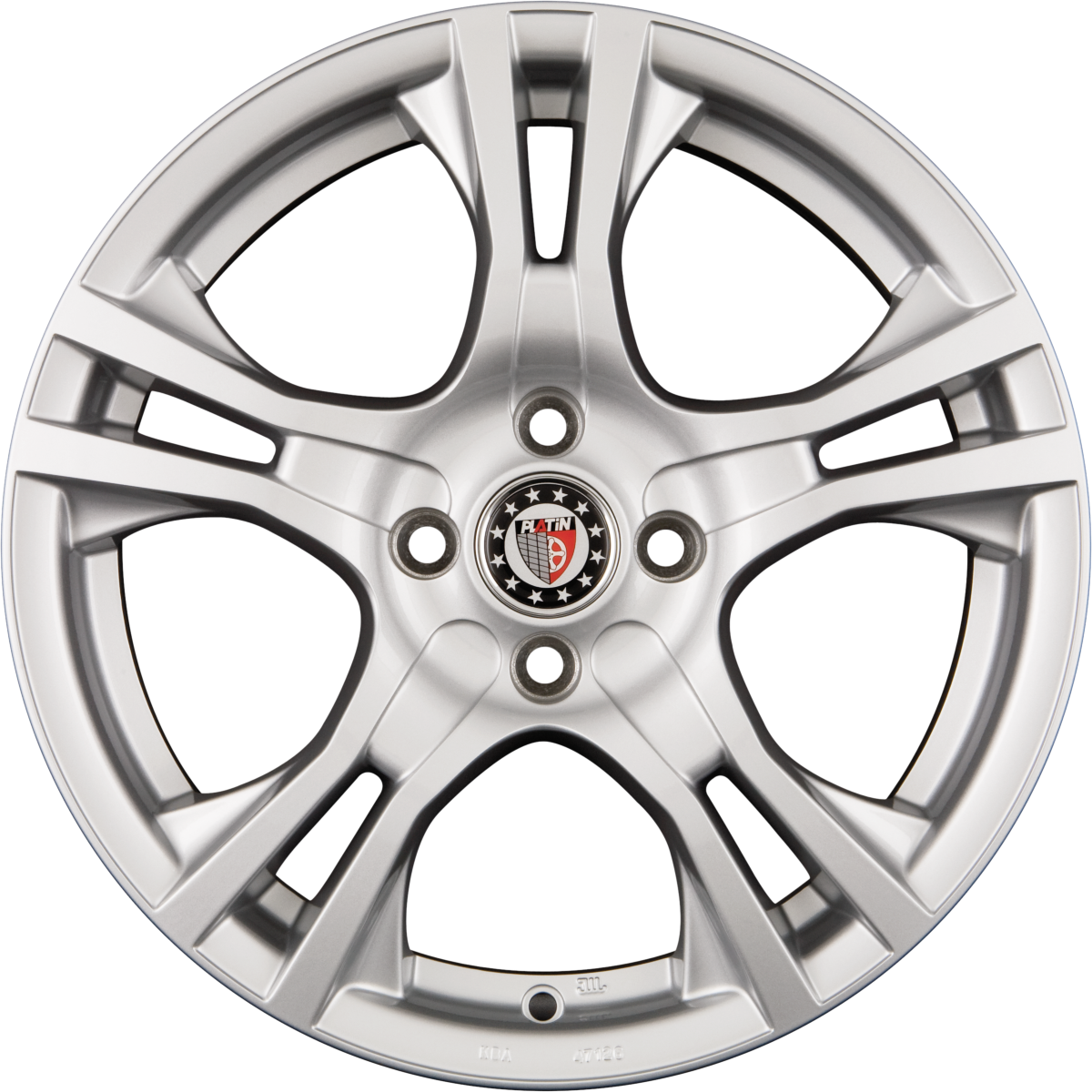 Platin P 53 Silber Alufelge 6.5x15 Zoll ET45 LK 4x100 ML63.4
