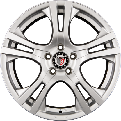 Platin P 53 Silber Alufelge 6.5x16 Zoll ET43 LK 5x108 ML72.6