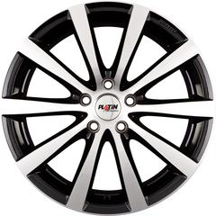 Platin P 66 Schwarz Poliert Alufelge 8x19 Zoll ET42 LK 5x114.3 ML72.6