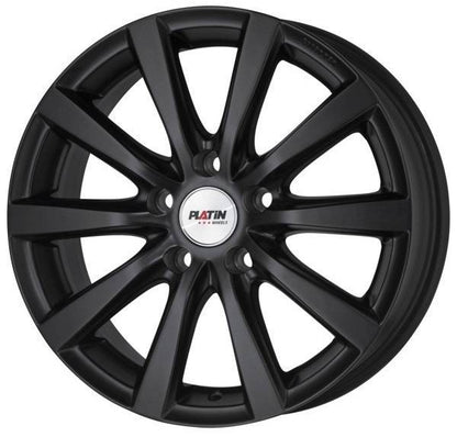 Platin P66 schwarz matt Alufelge 8x19 Zoll ET45 LK 5x108 ML72.6