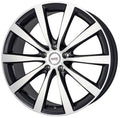 Platin P66 schwarz poliert matt Alufelge