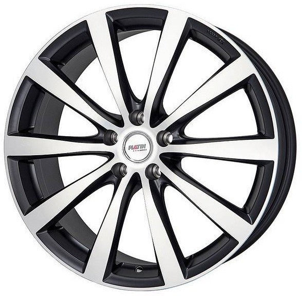 Platin P66 schwarz poliert matt Alufelge