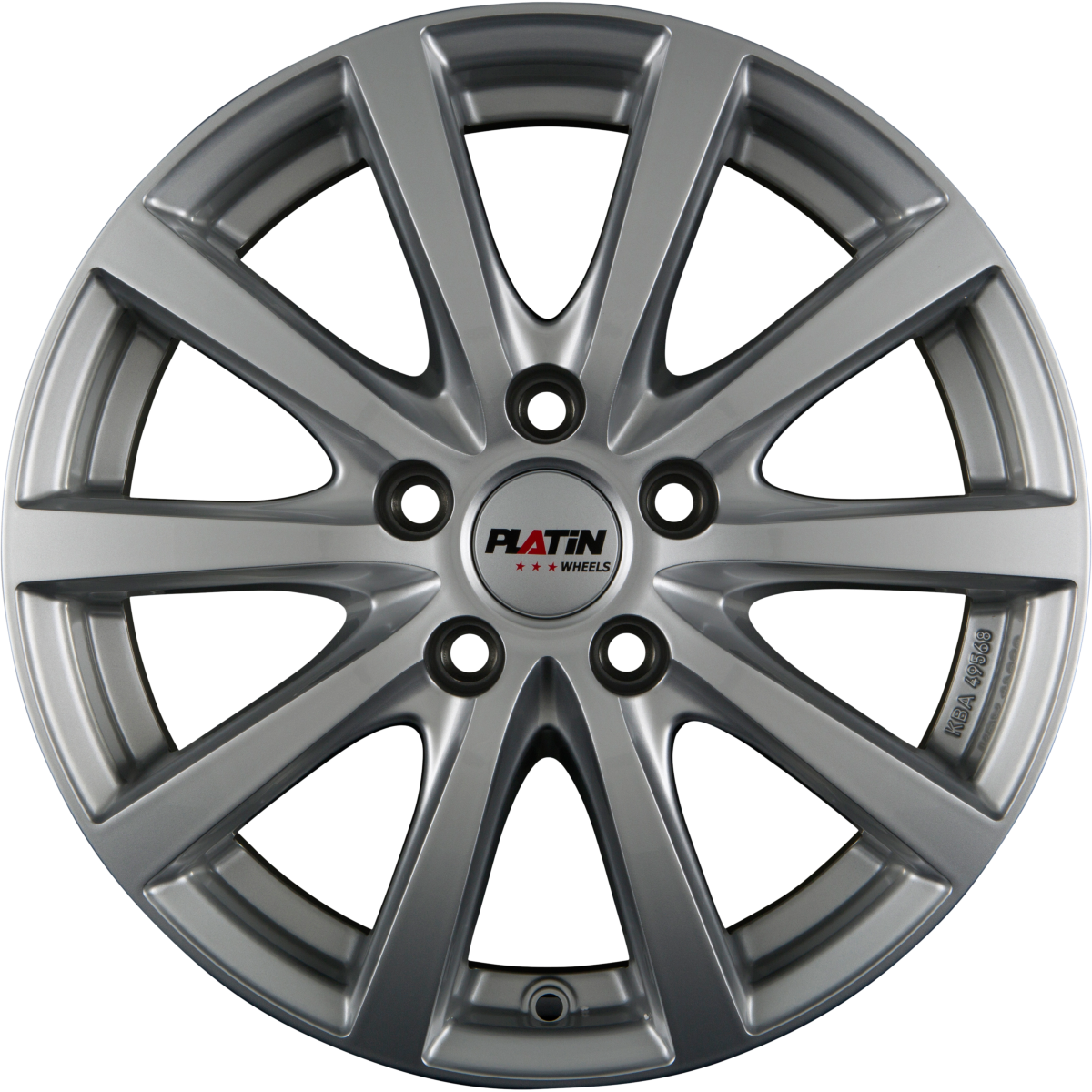 Platin P 69 Polar Silber Alufelge 6.5x16 Zoll ET50 LK 5x114.3 ML72.6