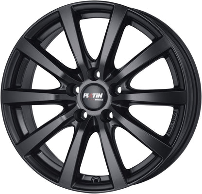 Platin P69 schwarz matt Alufelge 7.5x17 Zoll ET35 LK 5x114.3 ML72.6