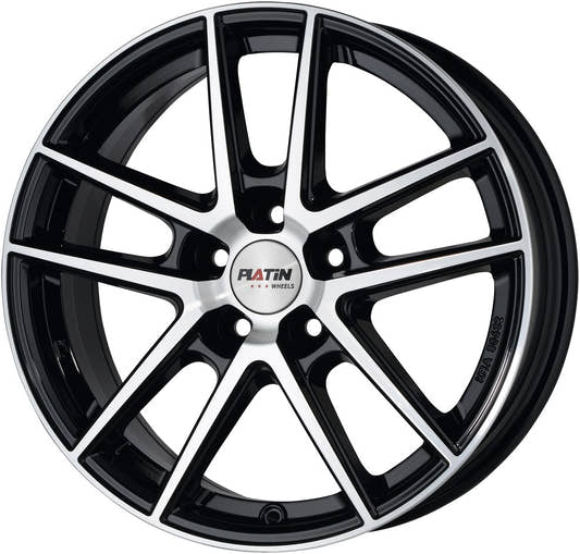 Platin P73 diamant-schwarz poliert Alufelge