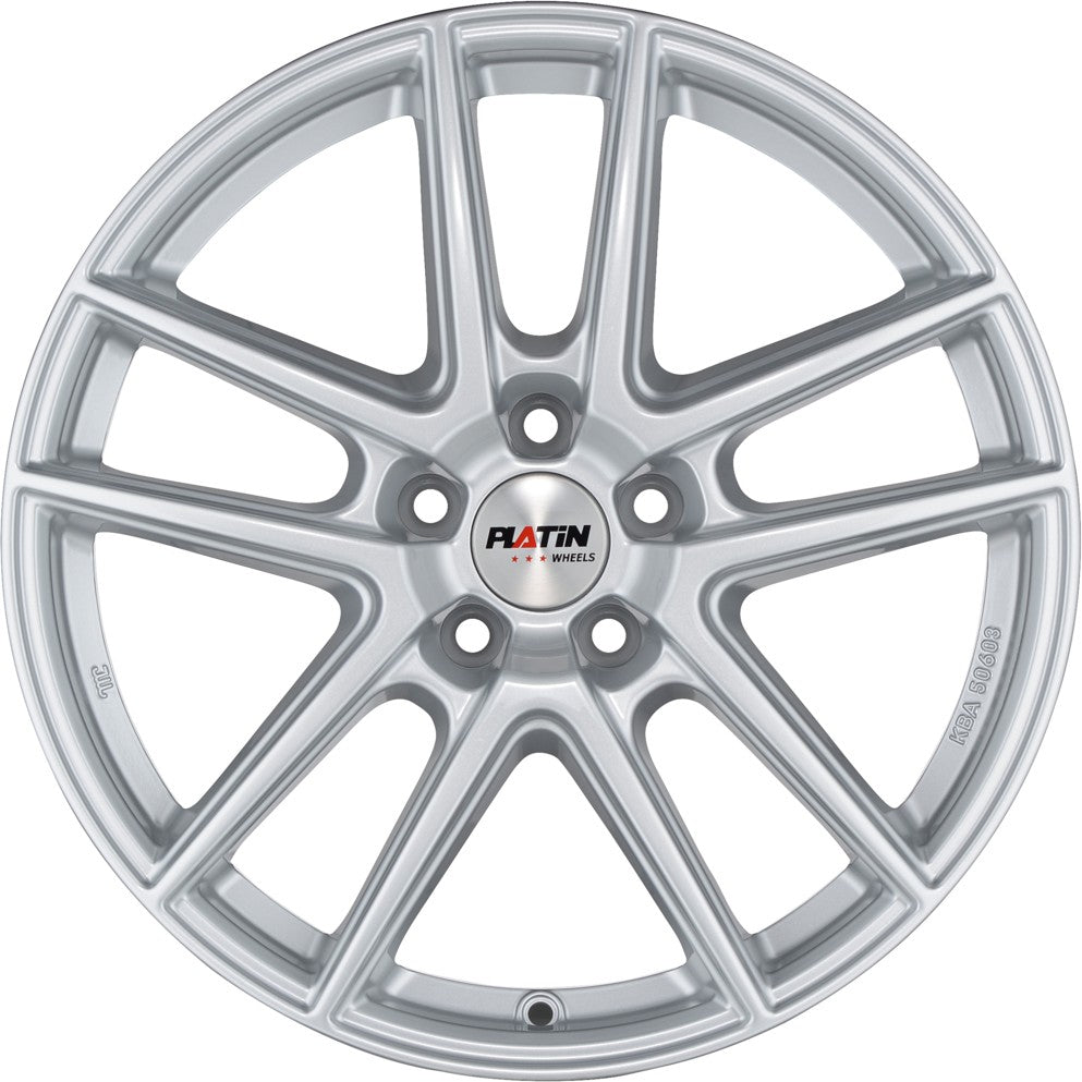 Platin P73 polarsilber Alufelge – Bild 2