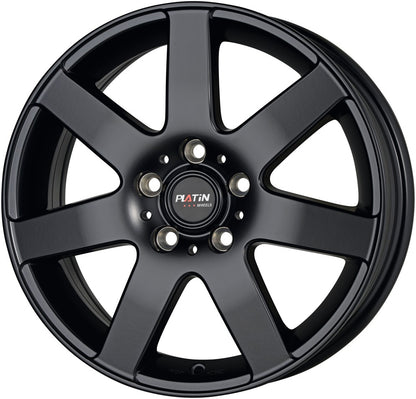 Platin P04 matt black Alufelge