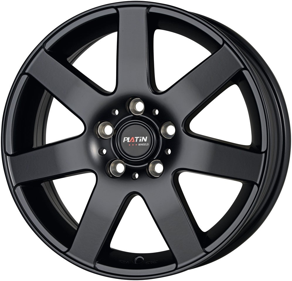 Platin P04 matt black Alufelge