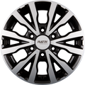 Platin P 86 Black Polished Alufelge 6.5x16 Zoll ET62 LK 6x130 ML84.1