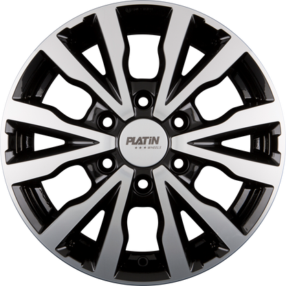 Platin P 86 Black Polished Alufelge 6.5x16 Zoll ET62 LK 6x130 ML84.1