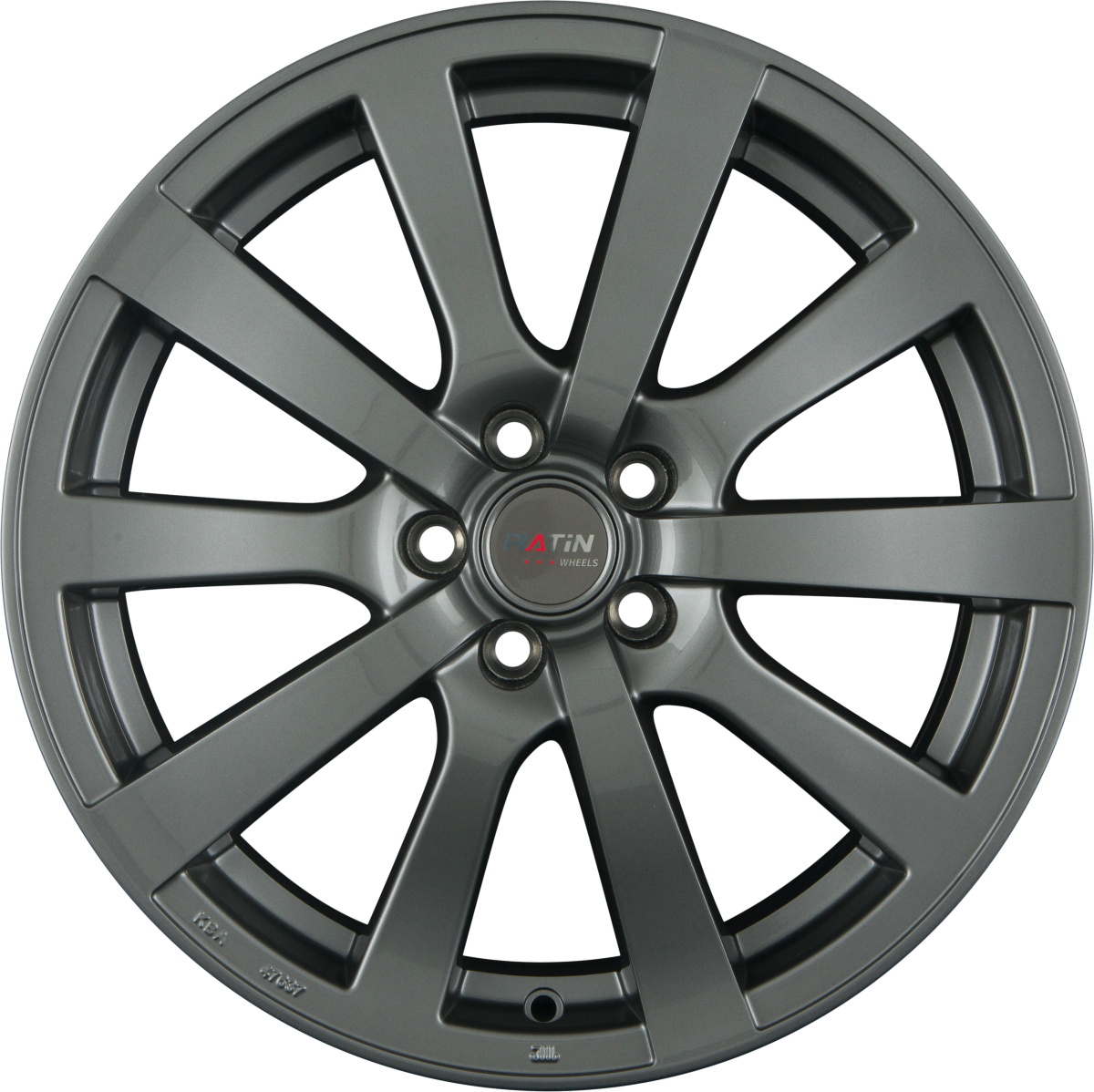 Platin P58 grey Alufelge 6.5x15 Zoll ET38 LK 4x100 ML63.4 – Bild 3
