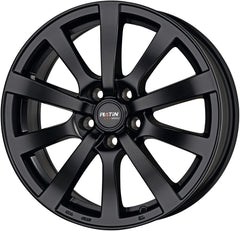 Platin P58 matt black Alufelge 6.5x15 Zoll ET40 LK 5x114.3 ML72.6