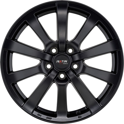 Platin P58 matt black Alufelge – Bild 2