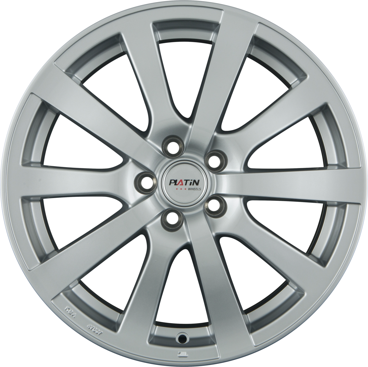Platin P58 silver Alufelge 7x16 Zoll ET45 LK 5x112 ML66.5 – Bild 3