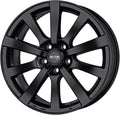 Platin P58 matt black Alufelge