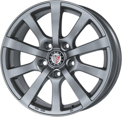 Platin P58 grey Alufelge 7x17 Zoll ET42 LK 5x108 ML72.6