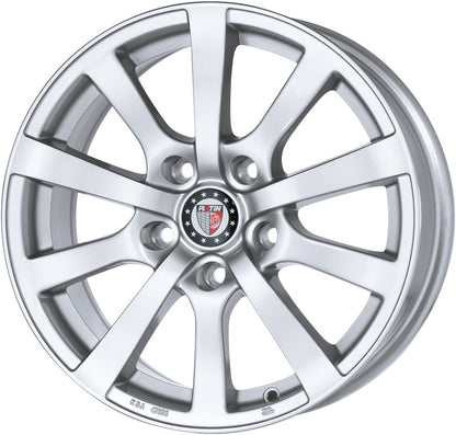 Platin P58 silver Alufelge 7x17 Zoll ET46 LK 5x112 ML66.5