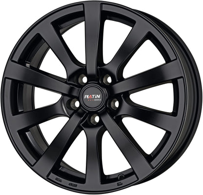 Platin P58 matt black Alufelge