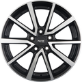 Platin P 95 Diamant Schwarz Frontpoliert Alufelge 6x16 Zoll ET45 LK 5x100 ML57.1