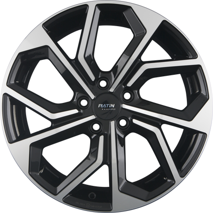 Platin P 97 Black Polished Alufelge 9x20 Zoll ET42 LK 5x112 ML57.1