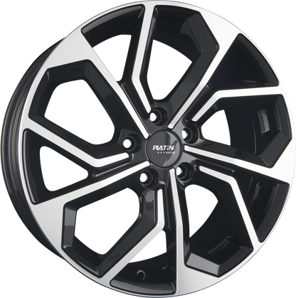 Platin P 97 Black Polished Alufelge 9x20 Zoll ET42 LK 5x112 ML57.1 – Bild 2