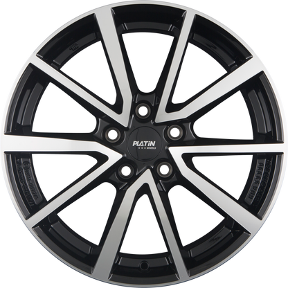 Platin P 95 Diamant Schwarz Frontpoliert Alufelge 6.5x16 Zoll ET37 LK 4x100 ML60.1