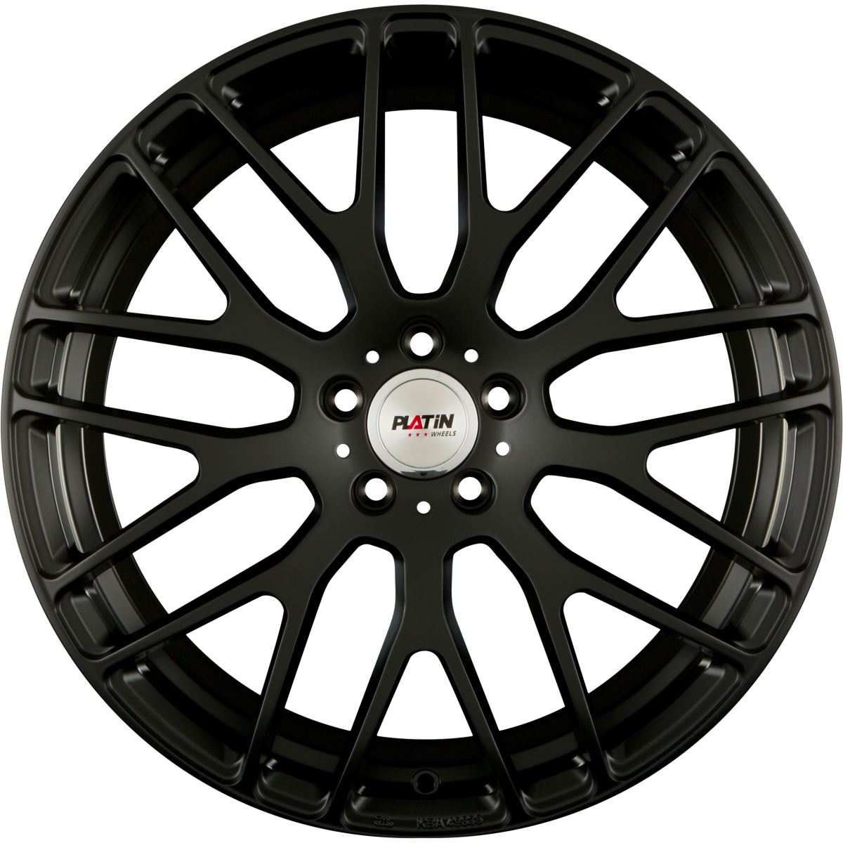 Platin P 70 Black Matt Alufelge 8x18 Zoll ET50 LK 5x120 ML65.1