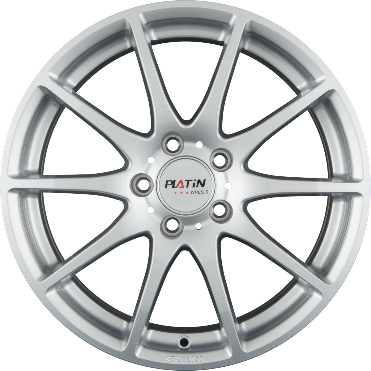 Platin P 113 Silver Alufelge 7x17 Zoll ET46 LK 5x112 ML66.6