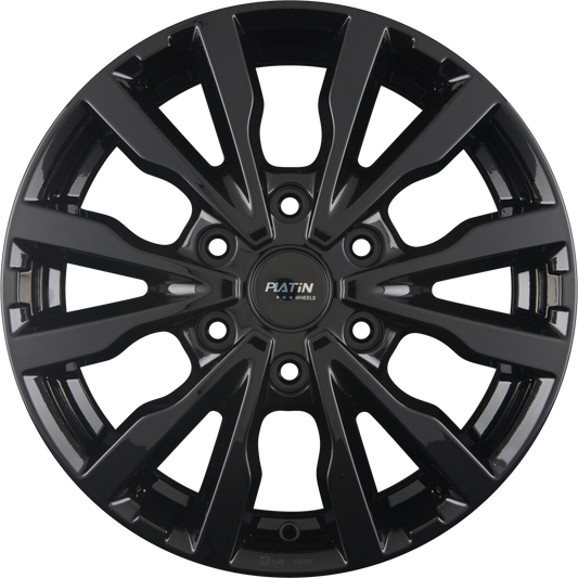 Platin P 86 Black Glossy Alufelge 8.5x17 Zoll ET55 LK 6x139.7 ML93.1