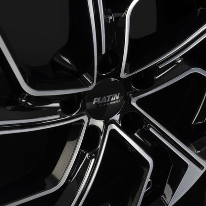 Platin P 116 Black Polished Alufelge 8.5x19 Zoll ET30 LK 5x112 ML66.6 – Bild 3