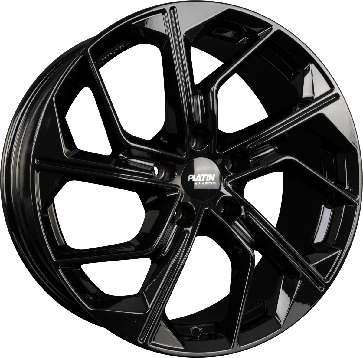 Platin P 116 Black Alufelge 8.5x19 Zoll ET45 LK 5x112 ML57.1 – Bild 2