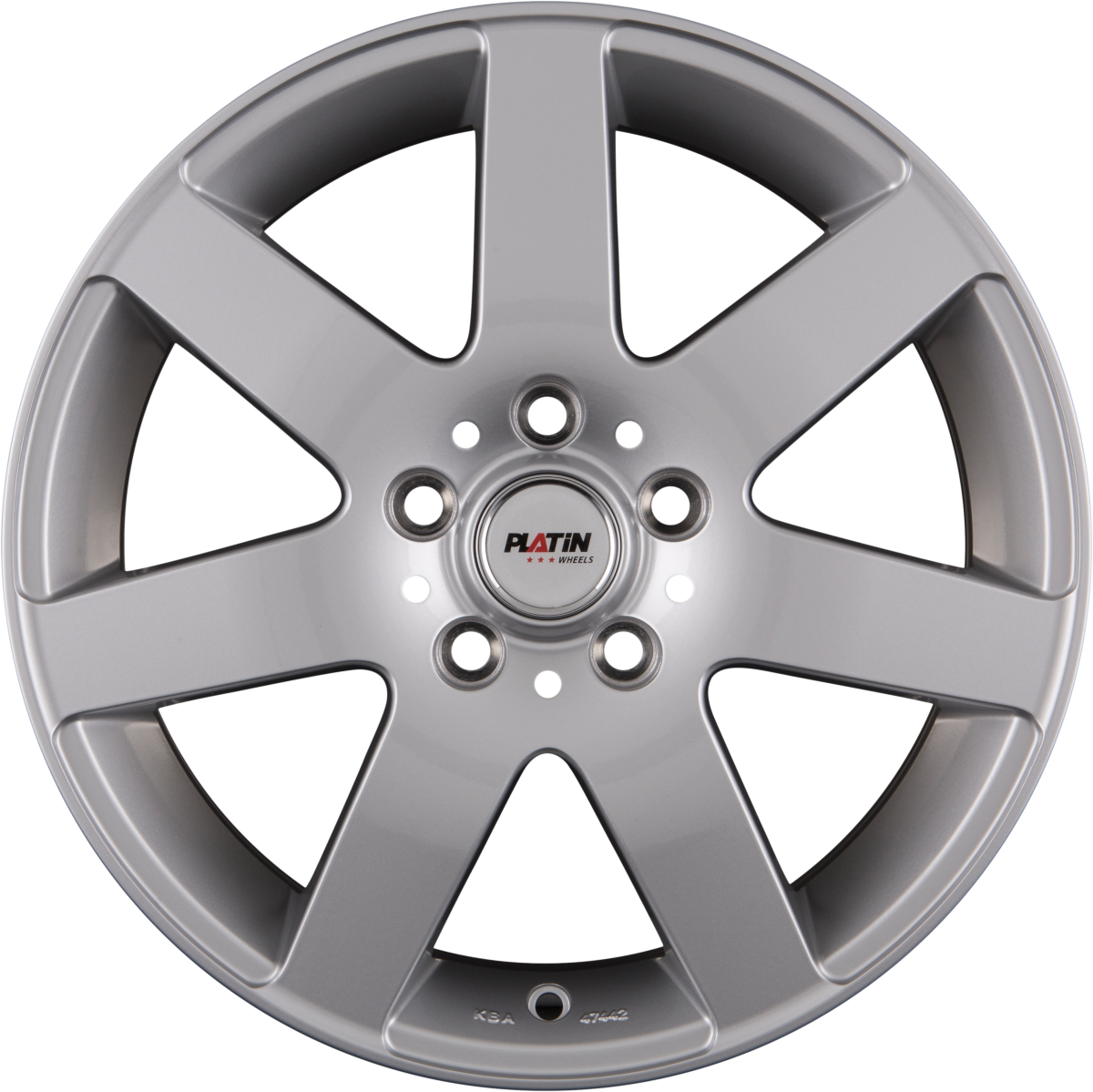 Platin P 04 Silber Alufelge 6.5x16 Zoll ET38 LK 5x100 ML57.1