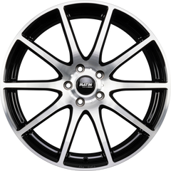 Platin P 113 Black Polished Alufelge 8x19 Zoll ET35 LK 5x112 ML66.6