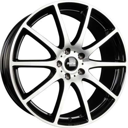 Platin P 113 Black Polished Alufelge 8x19 Zoll ET35 LK 5x112 ML66.6 – Bild 2