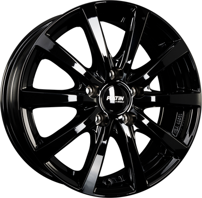 Platin P 69 Black Shiny Alufelge 8x18 Zoll ET35 LK 5x114.3 ML72.6 – Bild 2