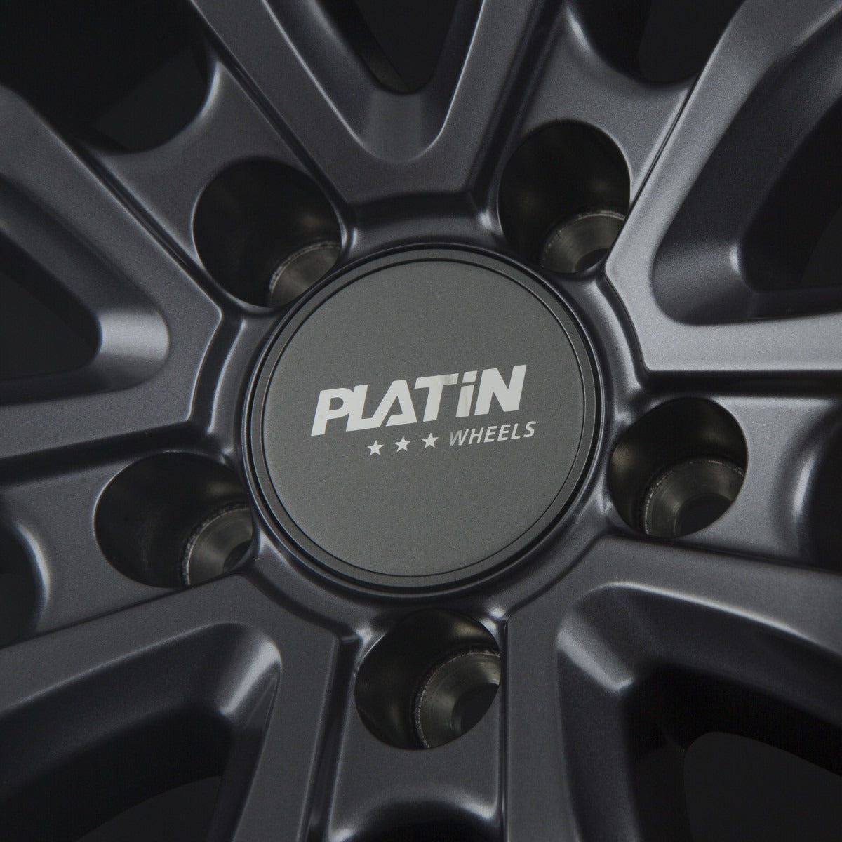 Platin P 109 Matt Graphite Alufelge 8x18 Zoll ET40 LK 5x112 ML57.1 – Bild 3