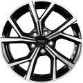 Platin P 115 Black Polished Alufelge 6.5x17 Zoll ET45 LK 5x114.3 ML72.6