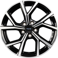 Platin P 115 Black Polished Alufelge 6.5x17 Zoll ET45 LK 5x114.3 ML72.6