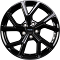 Platin P 115 Black Shiny Alufelge 7.5x18 Zoll ET50.5 LK 5x108 ML63.4